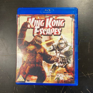 King Kong Escapes Blu-ray (M-/VG+) -seikkailu/sci-fi- (ei suomenkielistä tekstitystä)